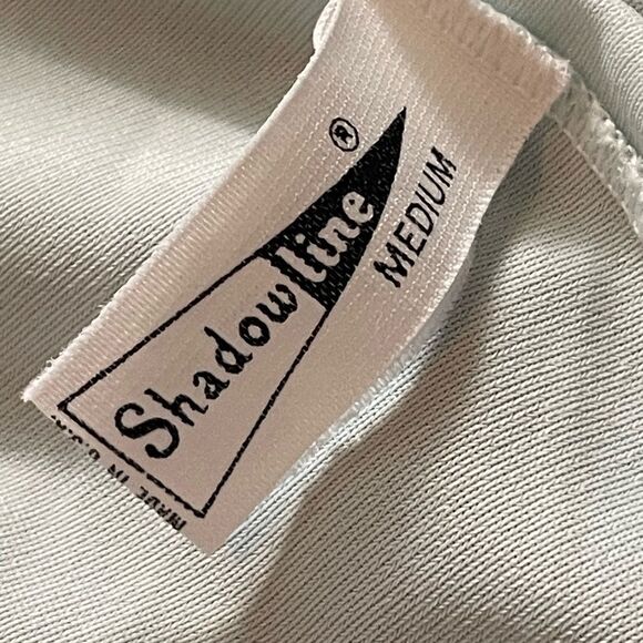 Vintage Shadowline Nightgown and Robe Set Size Medium Lace Flowers lBlue USA - Picture 15 of 17